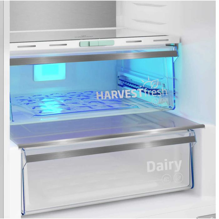 Combina frigorifica Beko B5RCNA406LXBW, 355 l, No Frost, HarvestFresh, AeroFlow, BioCycle