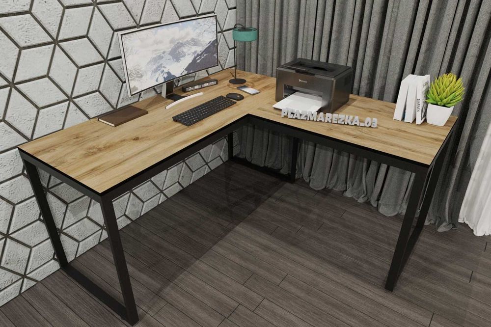 компьютерный стол угловой  loft