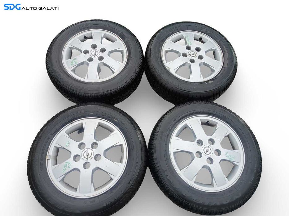 Set 4 Jante Janta Roata Roti Aluminiu 195 65 15 R15 M+S Opel Signum 2002 - 2008 (6JX15 ET49) [JNT0024]