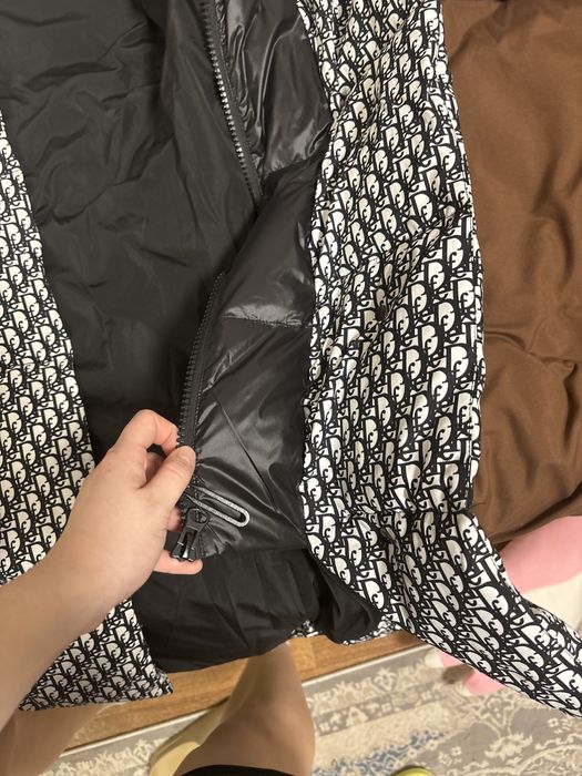 куртка зима, принт диор