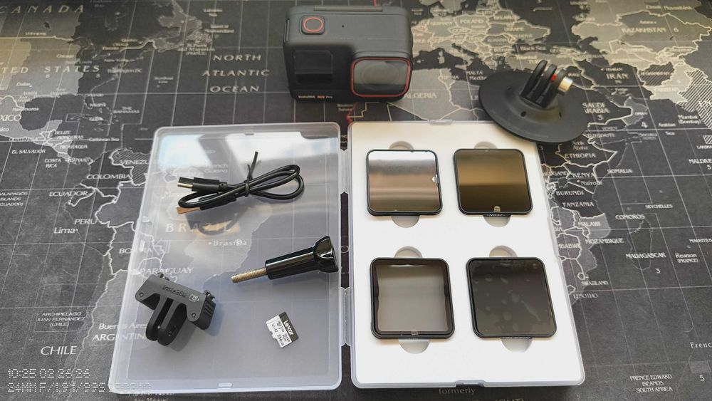 Insta360 Ace Pro + 4 Telesin филтъра + DJI Mic Mini