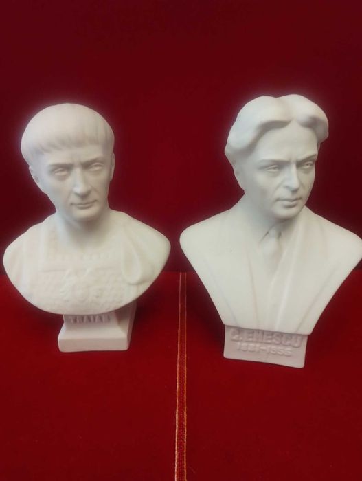 Busturi portelan - Traian si G. Enescu