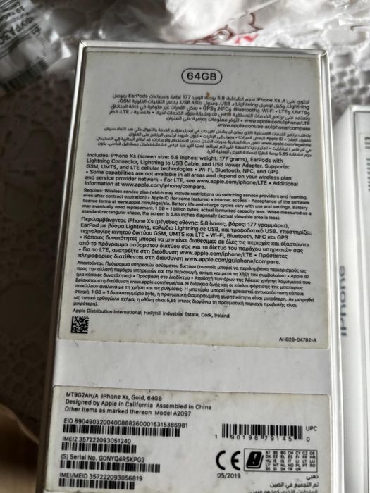 Iphone xs gold 64гб