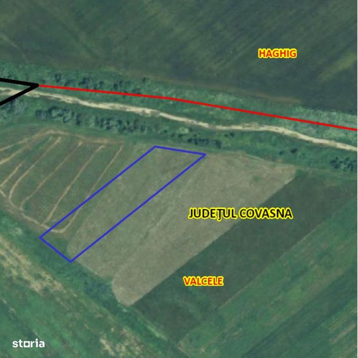 Terenuri de vânzare între Araci și Hăghig!