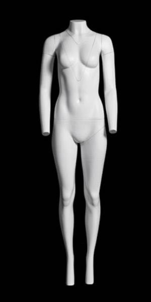 Женский манекен-невидимка для фотосъемки