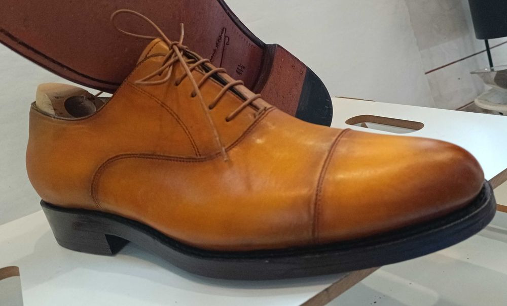 Pantofi oxford de lux 44 44.5 lucrati manual Hammerstein piele natural