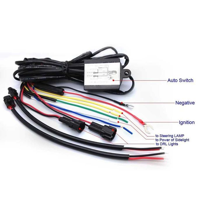 Универсален модул автоматични фарове LED DRL контролер дневни светлини