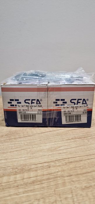 Şurub cap T 35mm special pt fixat panouri gard - M 8x80 ZA