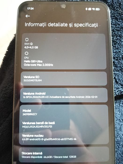 Telefon Redmi 14C 128gb impecabil