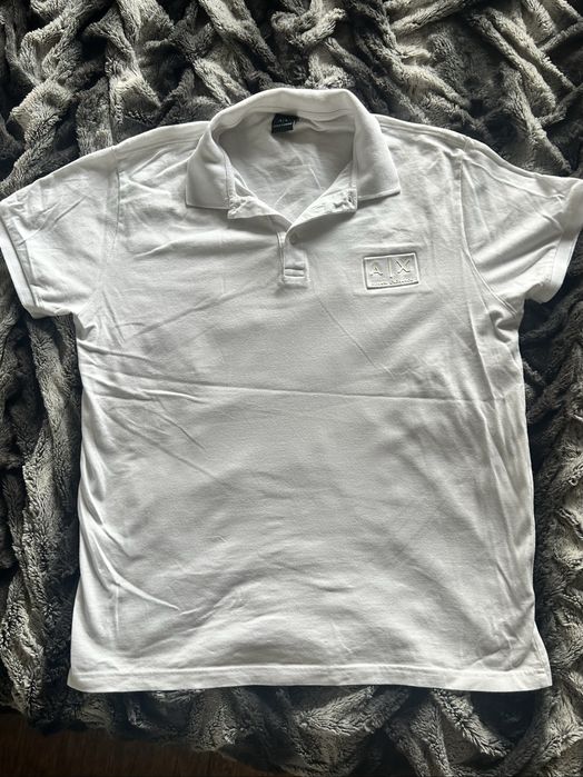Бяла Armani Exchange polo shirt