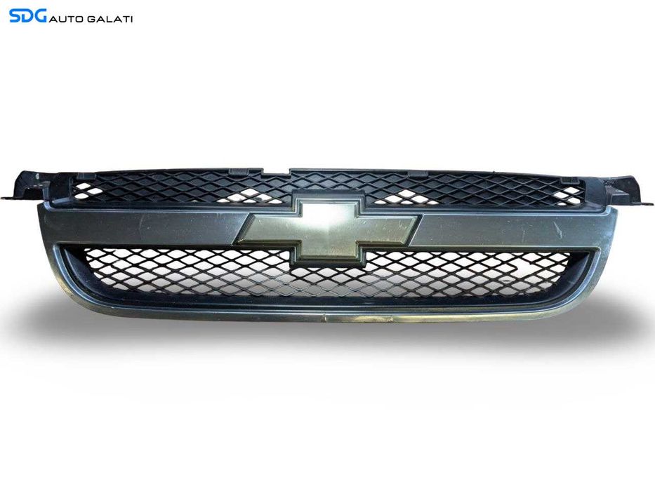 Grila cu Sigla Emblema Centrala Radiator de pe Bara Spoiler Fata Chevrolet Aveo 2003 - 2011 Cod 96648621 [L9017]