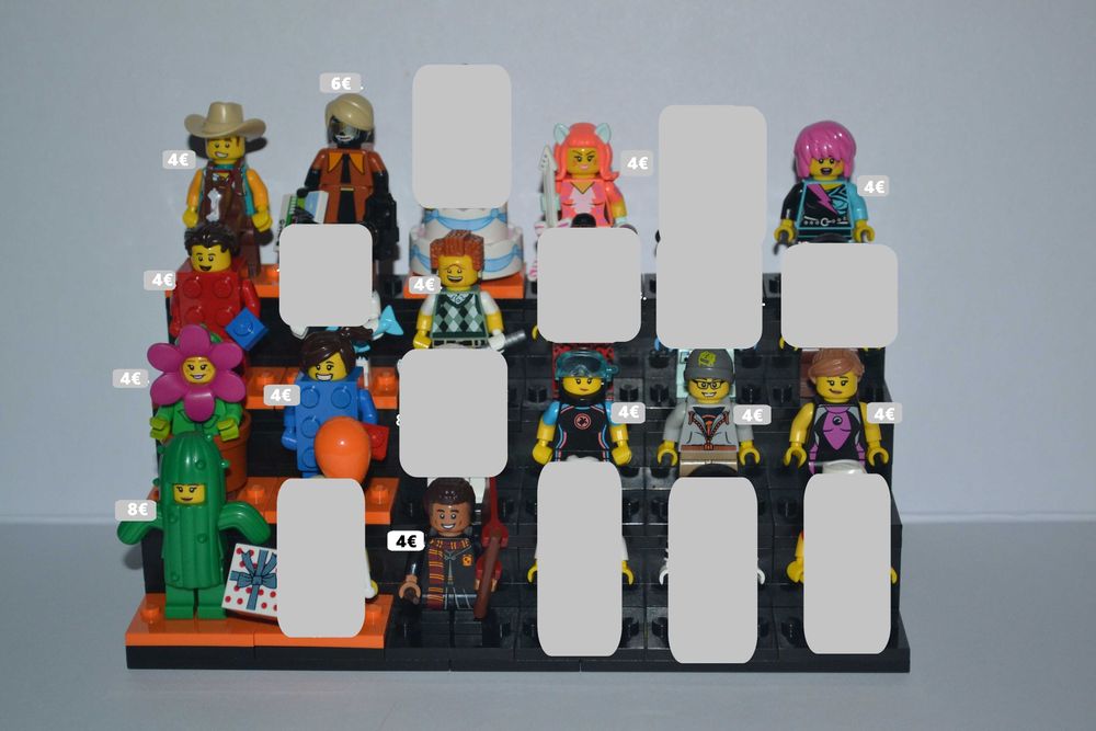 LEGO минифигурки- Collectible Minifigures, Space, Spongebob, NEXO и др