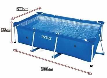 3×2 м.Бассейн каркасный Intex Small Frame Pool 28272  3м на 2м