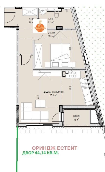 Продава се Двустаен апартамент в София, Малинова долина - 118 кв.м за 1471 €/кв.м - Снимка #2