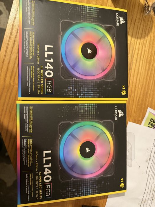 Ventilatoare Corsair LL120 si LL140 RGB PC pwm