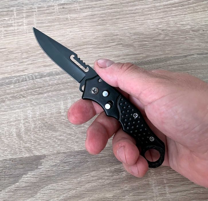 Briceag negru 16 cm automat M10 Dalimag - drumetii - colectie