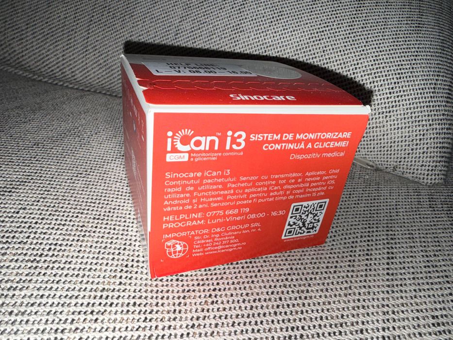Senzor Glicemie NOU SIGILAT iCan I3 CGM