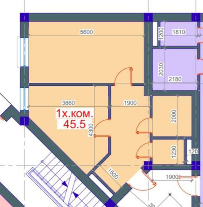 1 xonA uy nogastrk
CITY TOWERS» ТЖМдан  АКЦИЯ 



1хона - 45.09 м² - 2