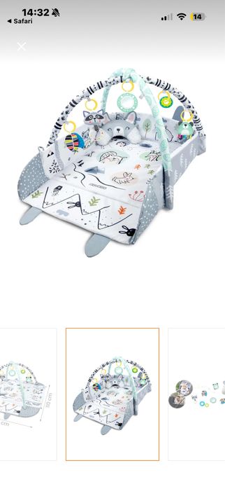 Saltea de activitati cu perna si arcade