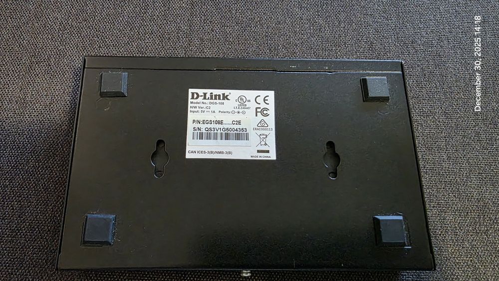 Switch Gigabit D-Link DGS-108 8 port