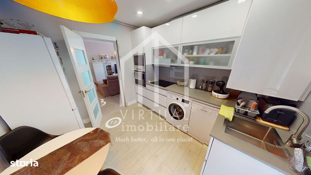 Apartament de vanzare in Sibiu, 77 mp, mobilat si utilat, cartier Alma