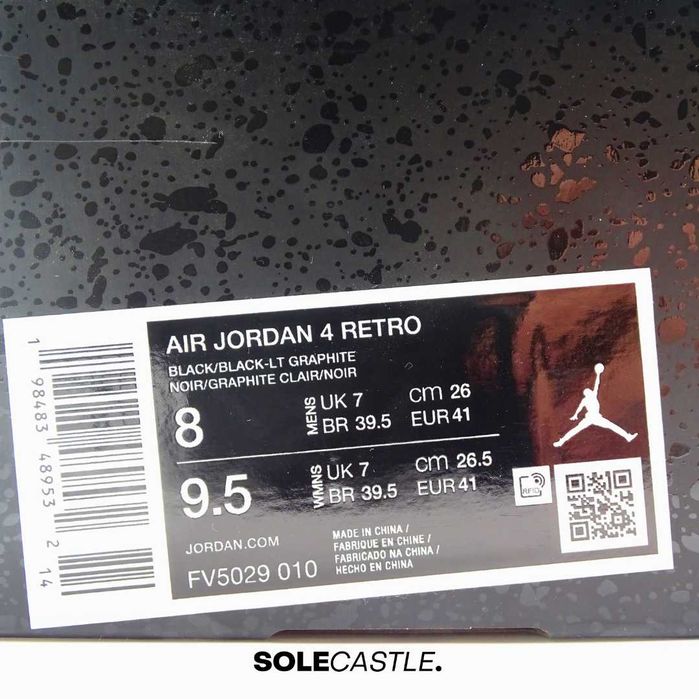 Nike Air Jordan 4 Retro Black Cat (2025)