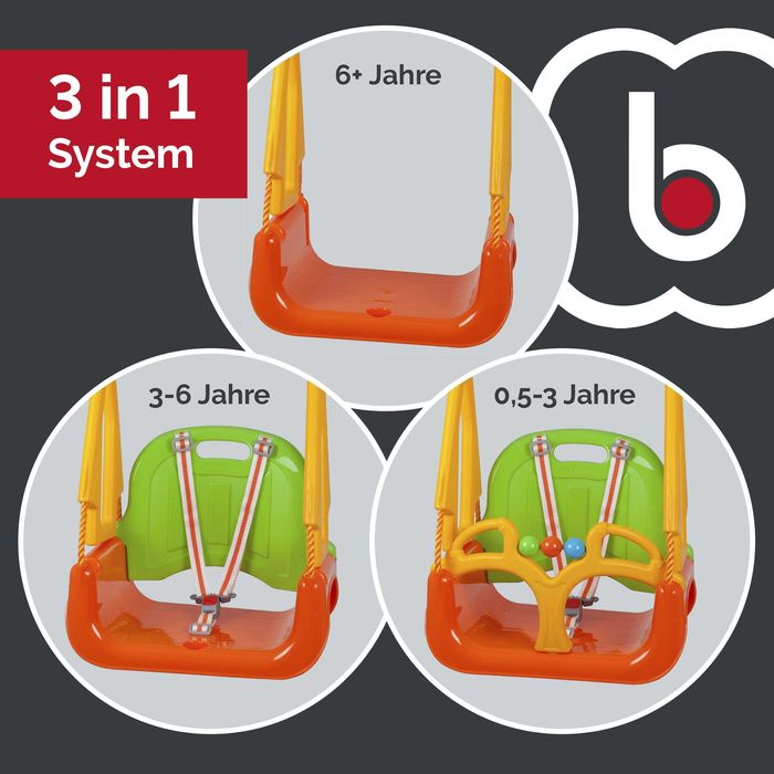 Детска люлка розова 3 в 1