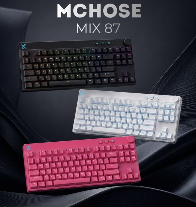 Магнитная клавиатура Mchose Mix 87| NEW (Black, Red, White)