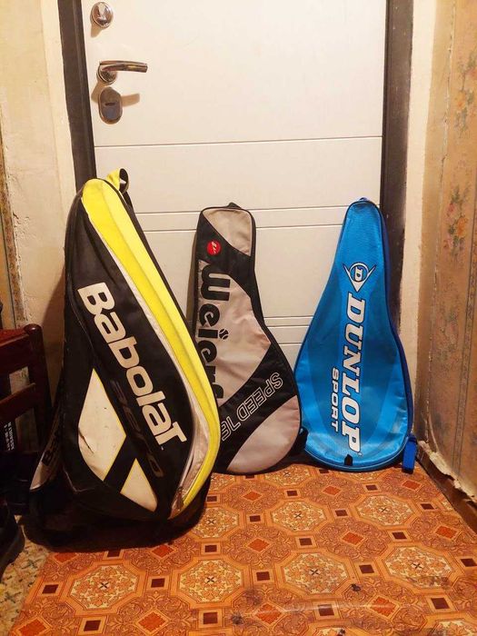 Продам фирменные ракетки Donlop, Babolat, Weierfu. С чехлами