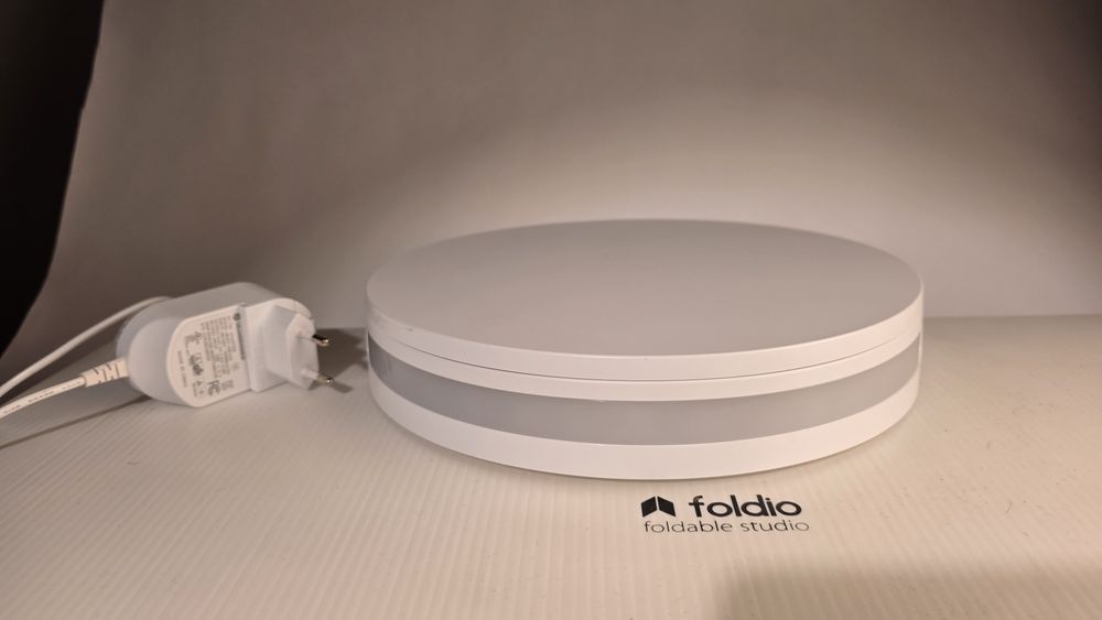 Orangemonkie Foldio3 + Foldio360 – studio foto produs + masă rotativă
