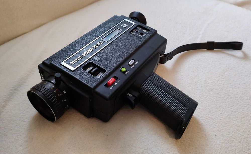 Camera video film 8 mm Sankyo Sound XL-25S din 1975 Japonia colectie