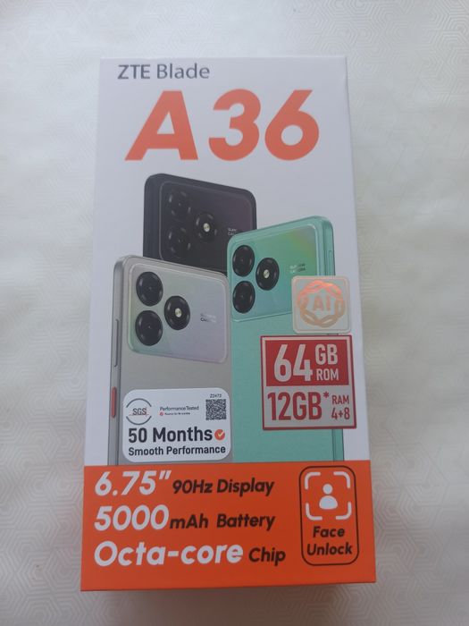 Продам ZTE Blade A36 новый