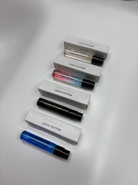 Louis Vuitton parfume samples