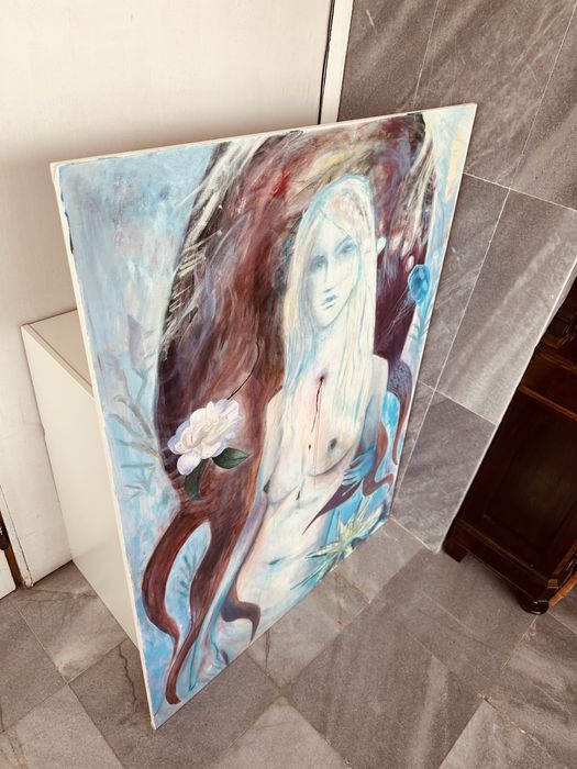Голяма авторска картина 100×137 см – съвременно изкуство, 2008 г.