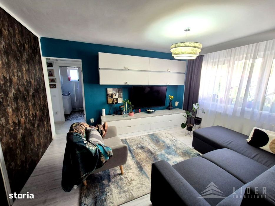Apartament cu 3 camere si doua dormitoare, 67 mp, etaj intermediar –
