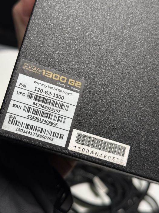 EVGA G2 1300w легендарный блок питания