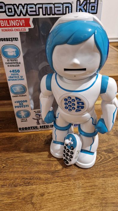 Roboti interactivi,educativi POWERMAN LEXIBOOK ,stare foarte buna.