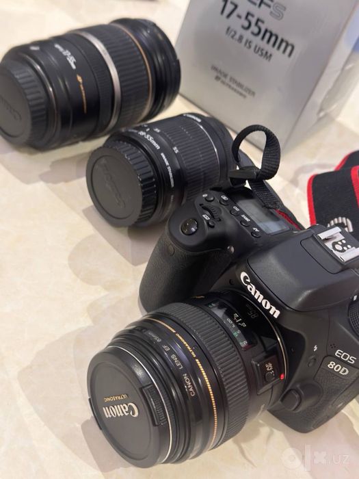 Canon eos 80D kamera sotiladi holati idel