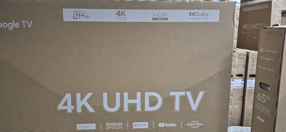 ТЕЛЕВИЗОР IMMER 55 UHD 4K SMART Google TV 144Hz  Skidka+Dostavka