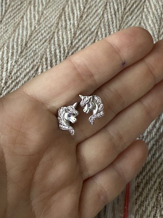 Серьги детские серебряные НОВЫЕ