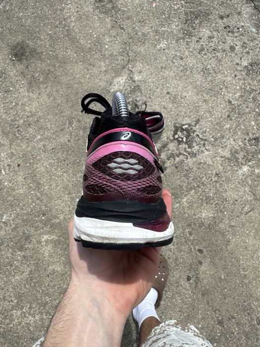 Asics cumulus 17 gore tex running hiking trekking outdoor comfy burgundy