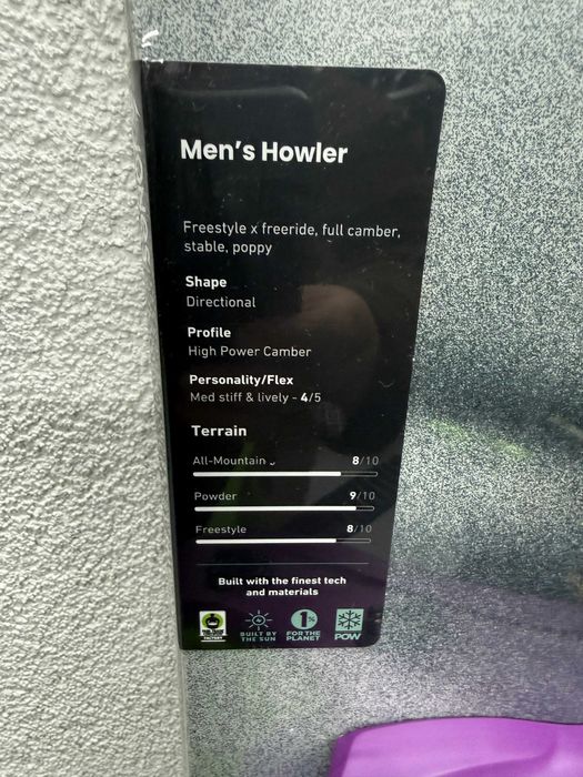 placa noua snowboard jones howler wide L157cm si 160 cm