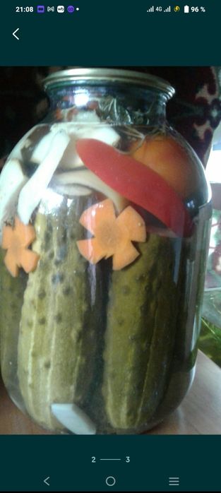Огурцы маринованные домашние