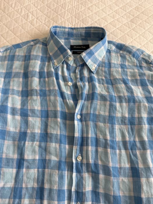 Продавам почти нова ленена риза Massimo Dutti размер L.