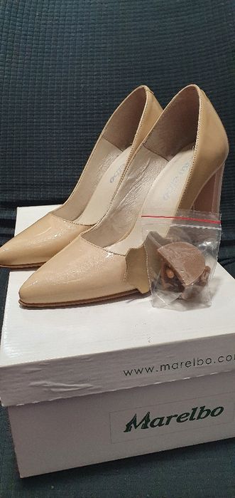 Pantofi piele naturala marelbo