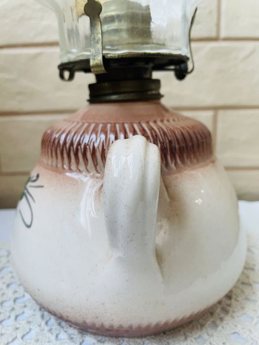 Красива голяма керамична лампа от Англия