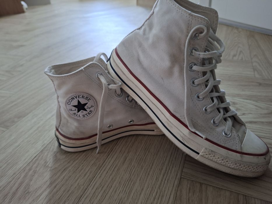 Converse оригинал 37,5-38,5 ,кеды белые