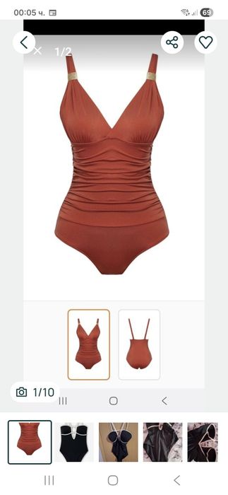 Дамски бански нов