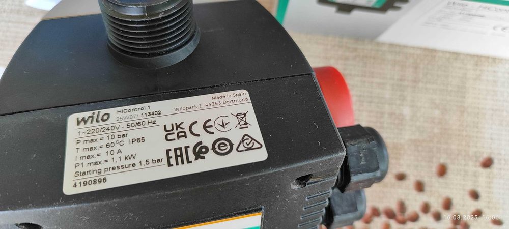 Пресостат Wilo - HiControl
