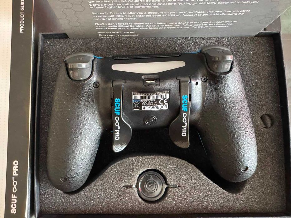SCUF Infinity4PS PRO PS4 – nefolosit – FULL BOX ORIGINAL – stare exceptionala